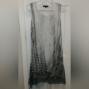 Cativa sleeveless abstract dress